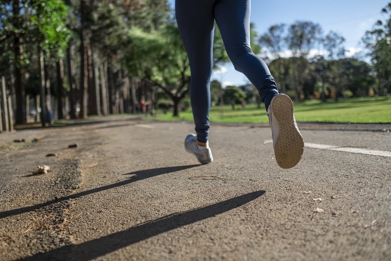 Woman jogging